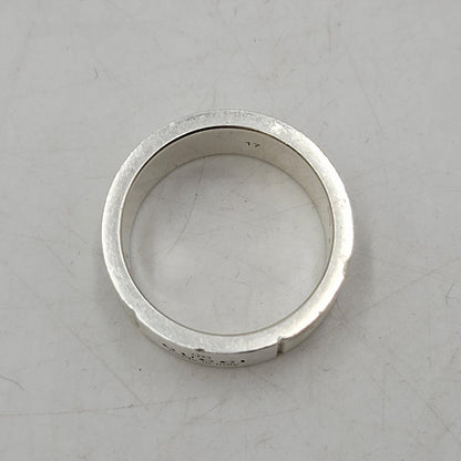 【中古品】【メンズ/レディース】 AG925 LOGO RING ロゴ リング 指輪 182-260315-kh-03-izu サイズ：17 カラー：シルバー 万代Net店
