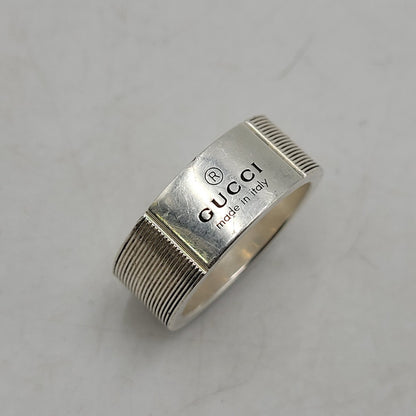 【中古品】【メンズ/レディース】 AG925 LOGO RING ロゴ リング 指輪 182-260315-kh-03-izu サイズ：17 カラー：シルバー 万代Net店