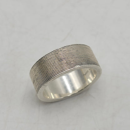 【中古品】【メンズ/レディース】 AG925 LOGO RING ロゴ リング 指輪 182-260315-kh-03-izu サイズ：17 カラー：シルバー 万代Net店