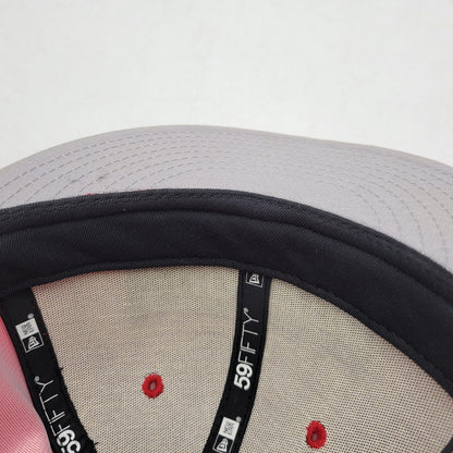 【中古品】【メンズ/レディース】 SUPREME×NEWERA シュプリーム × ニューエラ DAZZLE BOX LOGO 59FIFTY BB CAP ダズール ボックス ロゴ BB キャップ 帽子 185-260316-yn-04-izu サイズ：7 3/8(58.7cm) カラー：レッド 万代Net店