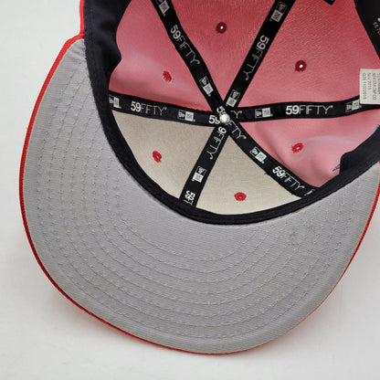 【中古品】【メンズ/レディース】 SUPREME×NEWERA シュプリーム × ニューエラ DAZZLE BOX LOGO 59FIFTY BB CAP ダズール ボックス ロゴ BB キャップ 帽子 185-260316-yn-04-izu サイズ：7 3/8(58.7cm) カラー：レッド 万代Net店