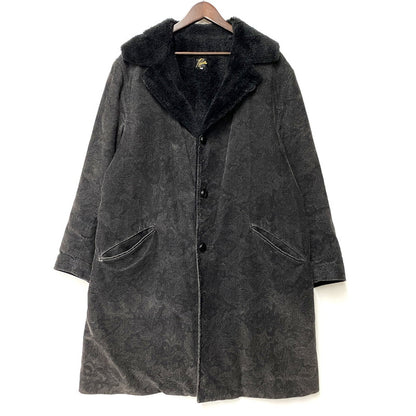 【中古品】【メンズ】 Needles ニードルス RANCH COAT DOBBY CORDUROY PAISLEY PRINT DI050 ランチコート ドビーコーデュロイ ペイズリープリント 140-260315-as-11-izu サイズ：M カラー：ブラック 万代Net店