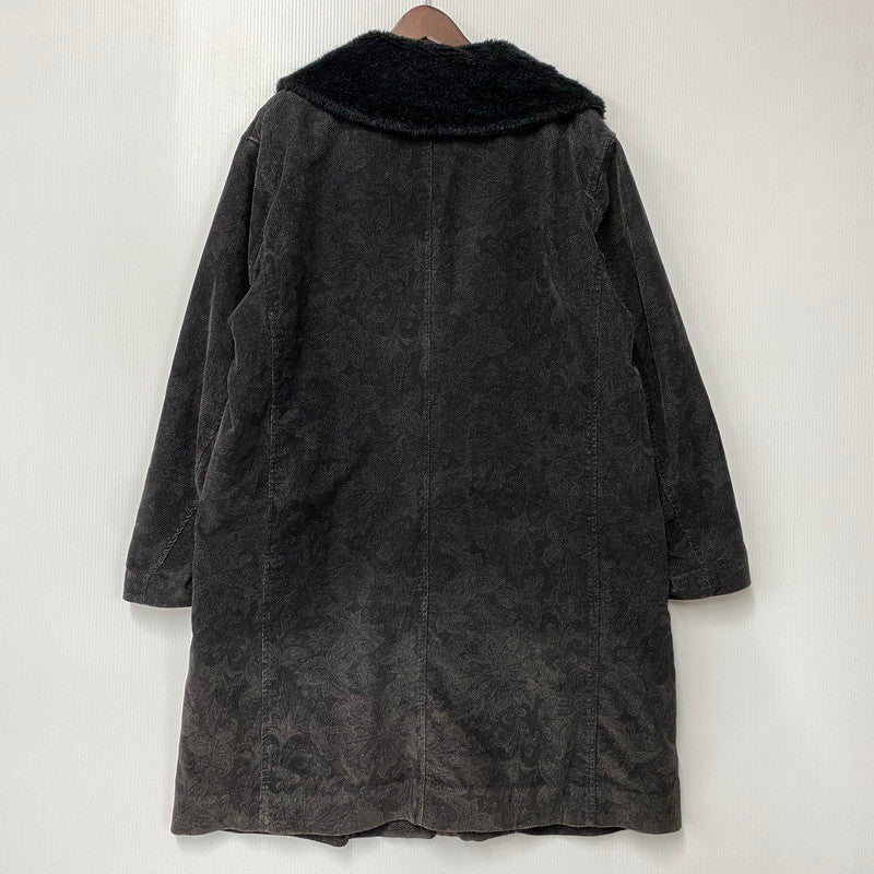 【中古品】【メンズ】 Needles ニードルス RANCH COAT DOBBY CORDUROY PAISLEY PRINT DI050 ランチコート ドビーコーデュロイ ペイズリープリント 140-260315-as-11-izu サイズ：M カラー：ブラック 万代Net店