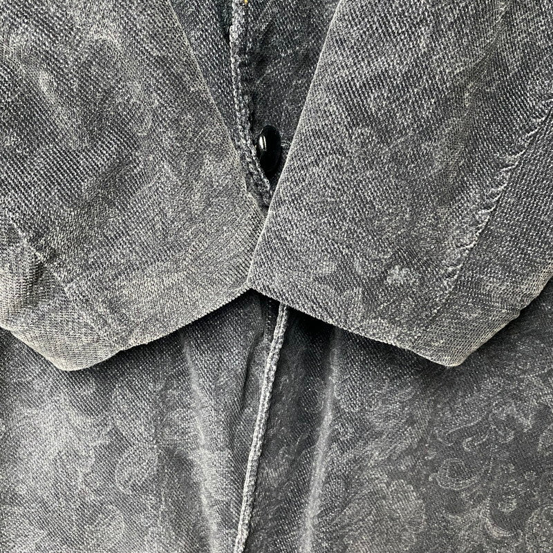 【中古品】【メンズ】 Needles ニードルス RANCH COAT DOBBY CORDUROY PAISLEY PRINT DI050 ランチコート ドビーコーデュロイ ペイズリープリント 140-260315-as-11-izu サイズ：M カラー：ブラック 万代Net店
