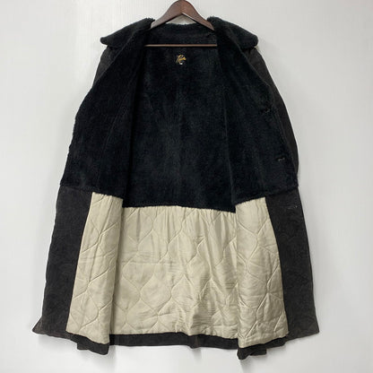 【中古品】【メンズ】 Needles ニードルス RANCH COAT DOBBY CORDUROY PAISLEY PRINT DI050 ランチコート ドビーコーデュロイ ペイズリープリント 140-260315-as-11-izu サイズ：M カラー：ブラック 万代Net店