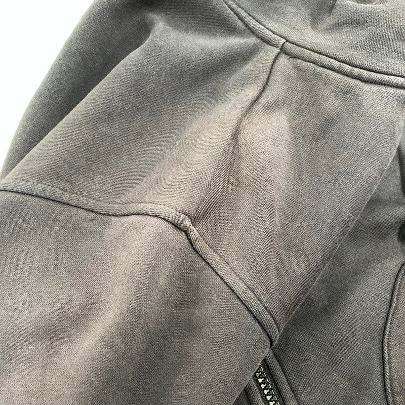 【現状渡し品】【メンズ】 OLD STUSSY AUTHENTIC オールド ステューシー オーセンティック ZIP UP HOODED SWEATSHIRT ジップアップ フーデッド スウェットシャツ パーカー 142-260315-as-03-izu サイズ：M カラー：ブラック系 万代Net店