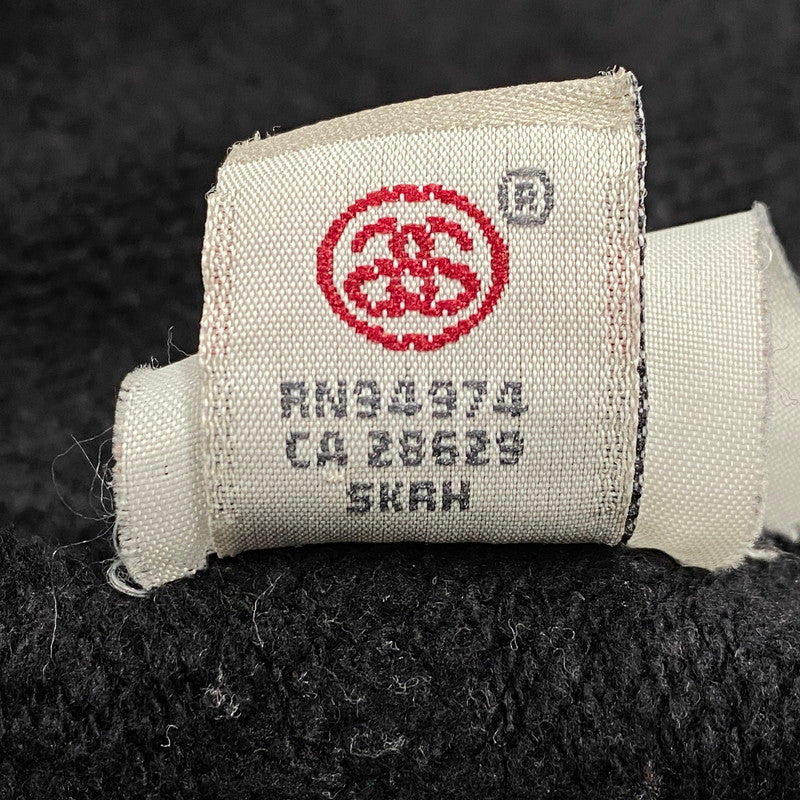 【現状渡し品】【メンズ】 OLD STUSSY AUTHENTIC オールド ステューシー オーセンティック ZIP UP HOODED SWEATSHIRT ジップアップ フーデッド スウェットシャツ パーカー 142-260315-as-03-izu サイズ：M カラー：ブラック系 万代Net店