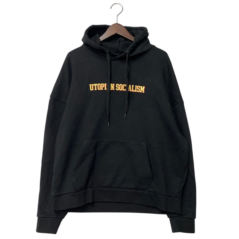【中古品】【メンズ】 GENZAI ゲンザイ GZ1063 UTOPIAN HOODIE NO.2 ユートピア フーディー パーカー トップス 142-260319-yn-09-izu サイズ：L カラー：ブラック 万代Net店