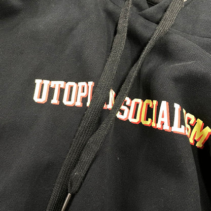 【中古品】【メンズ】 GENZAI ゲンザイ GZ1063 UTOPIAN HOODIE NO.2 ユートピア フーディー パーカー トップス 142-260319-yn-09-izu サイズ：L カラー：ブラック 万代Net店