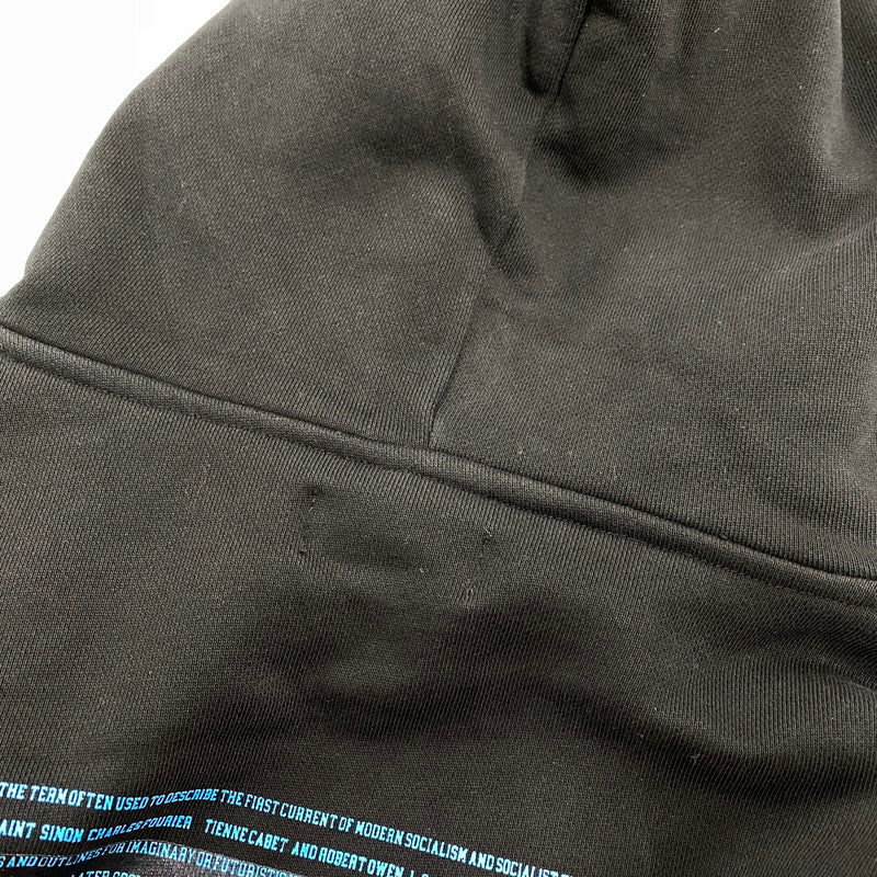 【中古品】【メンズ】 GENZAI ゲンザイ GZ1063 UTOPIAN HOODIE NO.2 ユートピア フーディー パーカー トップス 142-260319-yn-09-izu サイズ：L カラー：ブラック 万代Net店