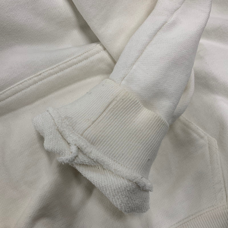 【中古品】【メンズ】 CONTRAST COLOR HALF ZIP HOODED SWEAT 101223012015 コントラストカラー ハーフジップ フーデッドスウェット パーカー 142-260319-as-18-izu サイズ：L カラー：ホワイト系 万代Net店