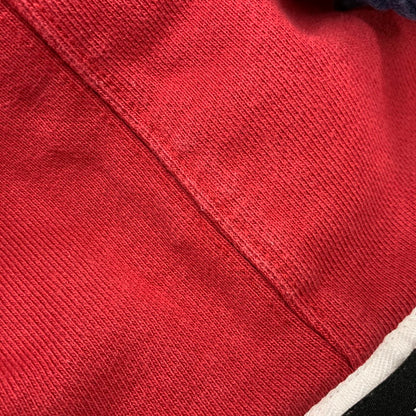 【中古品】【メンズ】 CONTRAST COLOR HALF ZIP HOODED SWEAT 101223012015 コントラストカラー ハーフジップ フーデッドスウェット パーカー 142-260319-as-18-izu サイズ：L カラー：ホワイト系 万代Net店