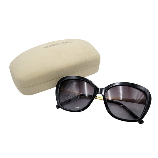 【中古品】【メンズ/レディース】 Michael Kors マイケルコース MK 2030 ADRIANNA II SUNGLASSES アドリアナ サングラス 203-260319-kh-14-izu サイズ：56口16-140 カラー：ブラック×ゴールド 万代Net店