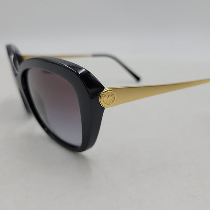 【中古品】【メンズ/レディース】 Michael Kors マイケルコース MK 2030 ADRIANNA II SUNGLASSES アドリアナ サングラス 203-260319-kh-14-izu サイズ：56口16-140 カラー：ブラック×ゴールド 万代Net店