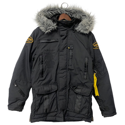 【中古品】【メンズ】 VS18109W N-3B NYLON JACKET ナイロン ジャケット アウター ブラック 145-260316-kh-06-izu サイズ：M カラー：ブラック 万代Net店