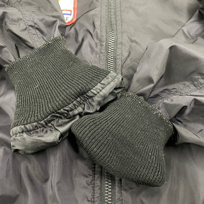 【中古品】【メンズ】 TA1224-101 FIGHTING EAGLE 58TH MA-1 FLIGHT JACKET ファインティング イーグル フライト ジャケット アウター 145-260316-kh-05-izu サイズ：M カラー：ブラック 万代Net店