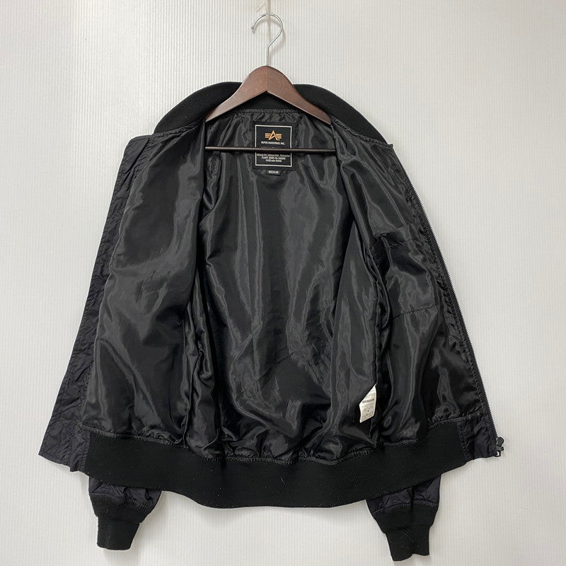 【中古品】【メンズ】 TA1224-101 FIGHTING EAGLE 58TH MA-1 FLIGHT JACKET ファインティング イーグル フライト ジャケット アウター 145-260316-kh-05-izu サイズ：M カラー：ブラック 万代Net店