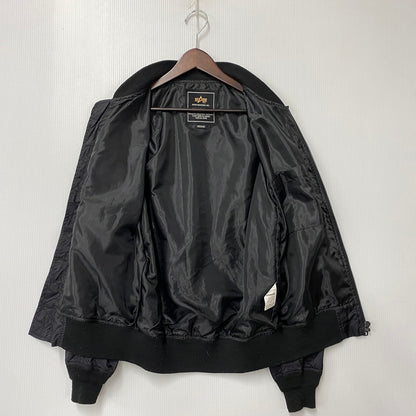 【中古品】【メンズ】 TA1224-101 FIGHTING EAGLE 58TH MA-1 FLIGHT JACKET ファインティング イーグル フライト ジャケット アウター 145-260316-kh-05-izu サイズ：M カラー：ブラック 万代Net店