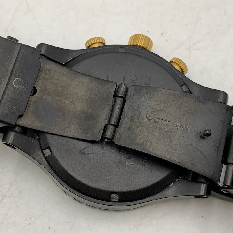 【中古品】【メンズ/レディース】 NIXON ニクソン 51-30 CHRONO CHRONOGRAPH QUARTZ クロノグラフ クォーツ 腕時計 時計 197-260603-kh-05-izu カラー：ブラック×ゴールド 万代Net店