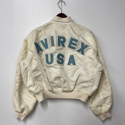 【現状渡し品】【レディース】 MA-1 FLIGHT JACKET フライト ジャケットアウター 168-260316-kh-01-izu サイズ：M カラー：アイボリー 万代Net店