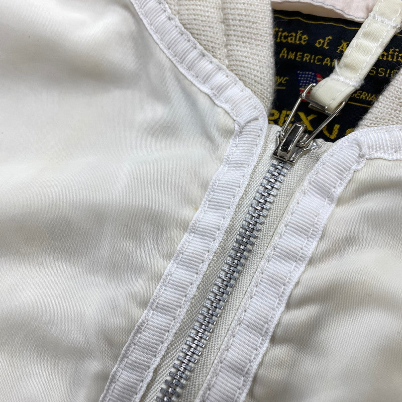 【現状渡し品】【レディース】 MA-1 FLIGHT JACKET フライト ジャケットアウター 168-260316-kh-01-izu サイズ：M カラー：アイボリー 万代Net店