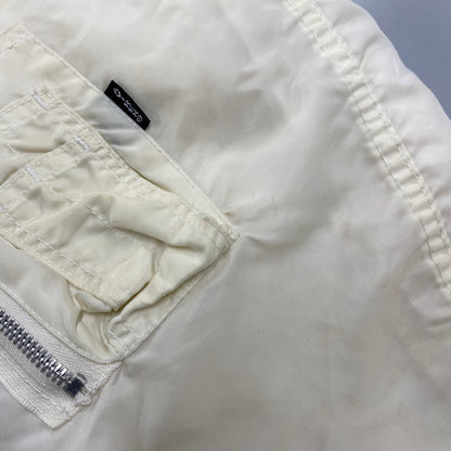 【現状渡し品】【レディース】 MA-1 FLIGHT JACKET フライト ジャケットアウター 168-260316-kh-01-izu サイズ：M カラー：アイボリー 万代Net店