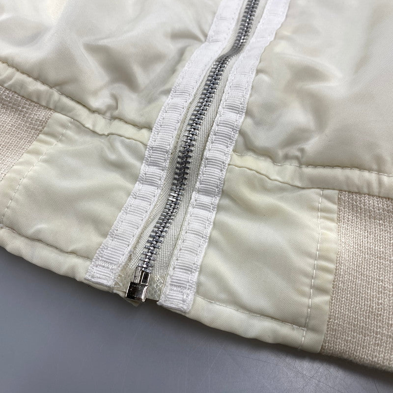 【現状渡し品】【レディース】 MA-1 FLIGHT JACKET フライト ジャケットアウター 168-260316-kh-01-izu サイズ：M カラー：アイボリー 万代Net店