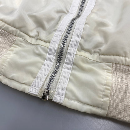 【現状渡し品】【レディース】 MA-1 FLIGHT JACKET フライト ジャケットアウター 168-260316-kh-01-izu サイズ：M カラー：アイボリー 万代Net店