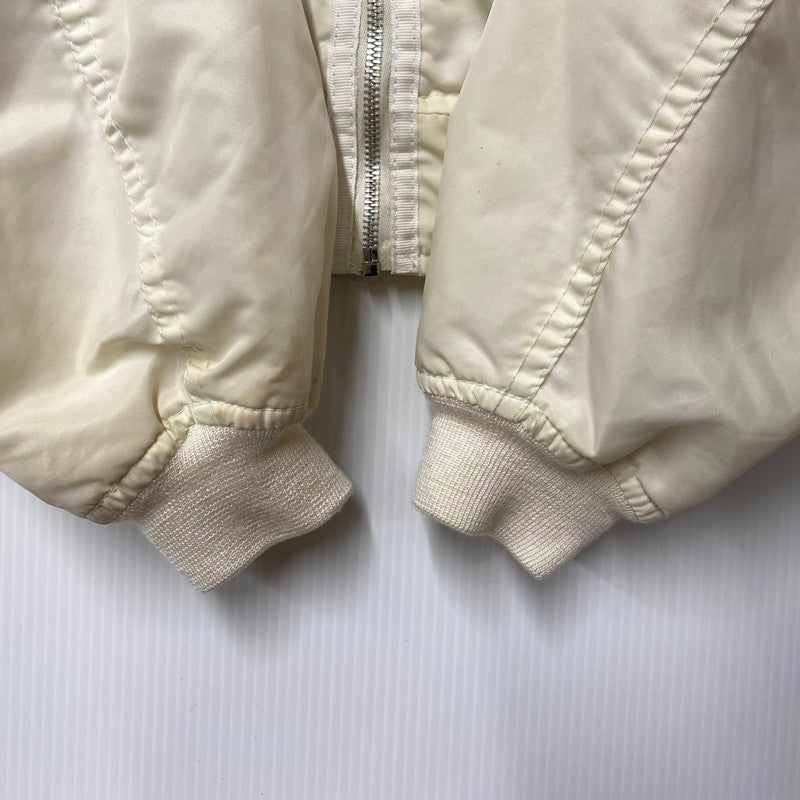 【現状渡し品】【レディース】 MA-1 FLIGHT JACKET フライト ジャケットアウター 168-260316-kh-01-izu サイズ：M カラー：アイボリー 万代Net店