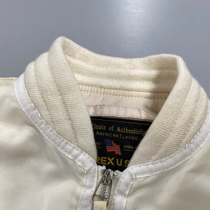 【現状渡し品】【レディース】 MA-1 FLIGHT JACKET フライト ジャケットアウター 168-260316-kh-01-izu サイズ：M カラー：アイボリー 万代Net店