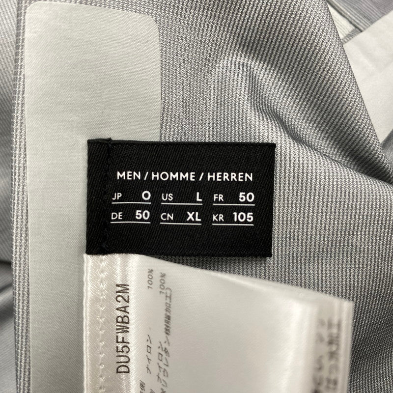 【中古美品】【メンズ】 DESCENTE ALLTERRAIN デサント オルテライン DU5FWBA2M HARD SHELL JACKET ハードシェル ジャケット アウター 144-260316-kh-03-izu サイズ：O カラー：アイスグレー 万代Net店