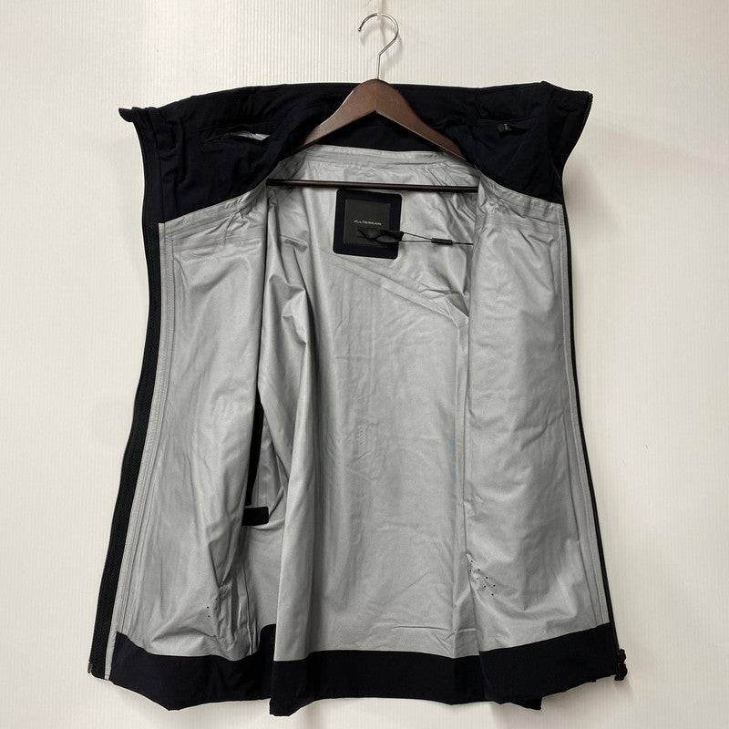 【中古美品】【メンズ】 DESCENTE ALLTERRAIN デサント オルテライン DU6SWBA1M HARDSHELL JACKET CREAS ハードシェル ジャケット クレアス アウター 144-260316-kh-04-izu サイズ：L カラー：ブラック 万代Net店