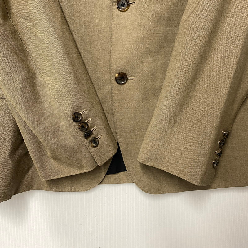 【中古品】【メンズ】 × DORMEUIL ドーメル SINGLE BREASTED JACKET シングル ブレスト ジャケット アウター 142-260316-kh-02-izu サイズ：L カラー：ブラウン 万代Net店