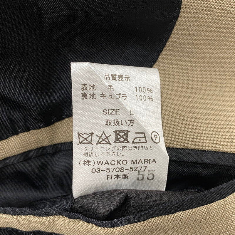 【中古品】【メンズ】 × DORMEUIL ドーメル SINGLE BREASTED JACKET シングル ブレスト ジャケット アウター 142-260316-kh-02-izu サイズ：L カラー：ブラウン 万代Net店