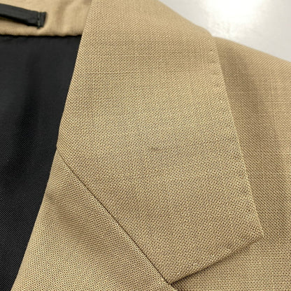【中古品】【メンズ】 × DORMEUIL ドーメル SINGLE BREASTED JACKET シングル ブレスト ジャケット アウター 142-260316-kh-02-izu サイズ：L カラー：ブラウン 万代Net店