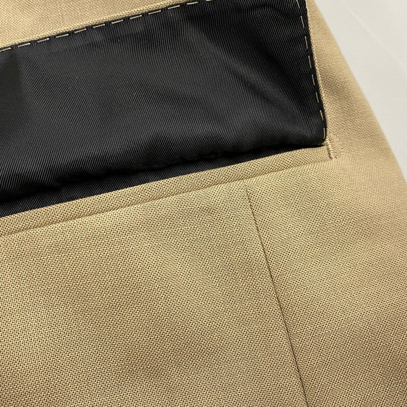 【中古品】【メンズ】 × DORMEUIL ドーメル SINGLE BREASTED JACKET シングル ブレスト ジャケット アウター 142-260316-kh-02-izu サイズ：L カラー：ブラウン 万代Net店