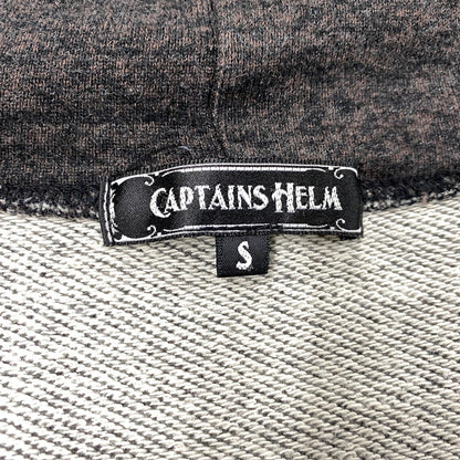 【中古品】【メンズ】 CAPTAINS HELM キャプテンズヘルム ZIP UP HOODED SWEATSHIRT ジップアップ フーデッドスウェットシャツ パーカー 142-260321-as-15-izu サイズ：S カラー：チャコール 万代Net店