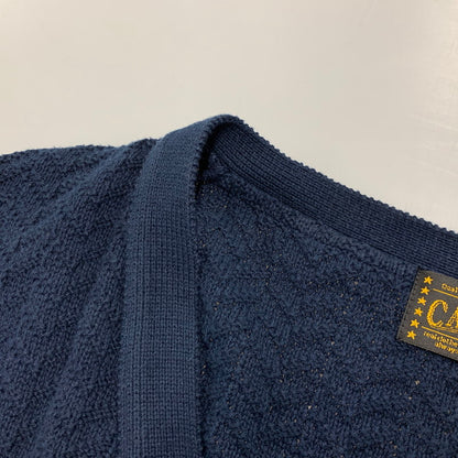 【中古品】【メンズ】 COTTON CARDIGAN コットン カーディガン トップス ニット 142-260323-ya-02-izu サイズ：M カラー：NAVY 万代Net店