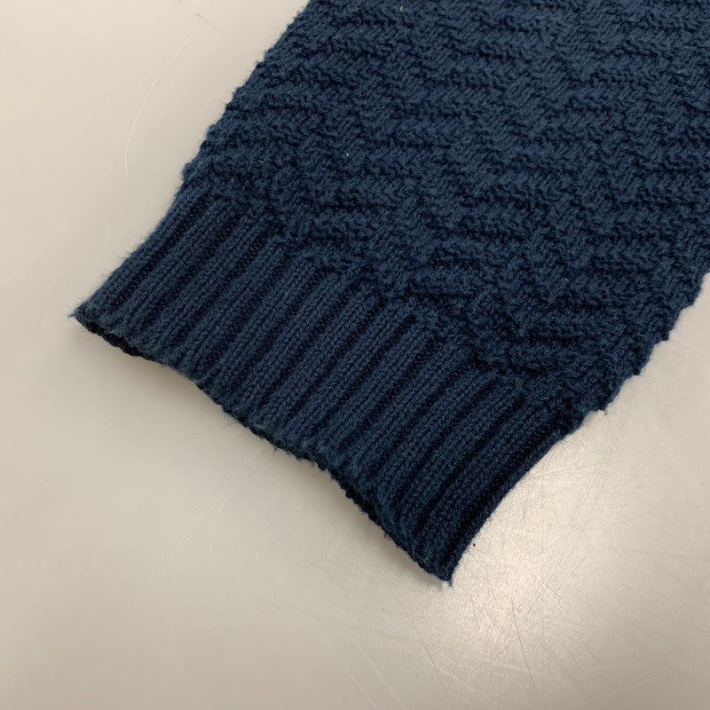 【中古品】【メンズ】 COTTON CARDIGAN コットン カーディガン トップス ニット 142-260323-ya-02-izu サイズ：M カラー：NAVY 万代Net店