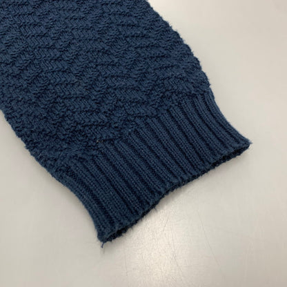 【中古品】【メンズ】 COTTON CARDIGAN コットン カーディガン トップス ニット 142-260323-ya-02-izu サイズ：M カラー：NAVY 万代Net店