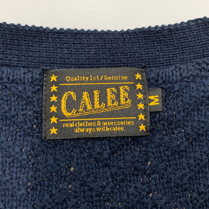 【中古品】【メンズ】 COTTON CARDIGAN コットン カーディガン トップス ニット 142-260323-ya-02-izu サイズ：M カラー：NAVY 万代Net店