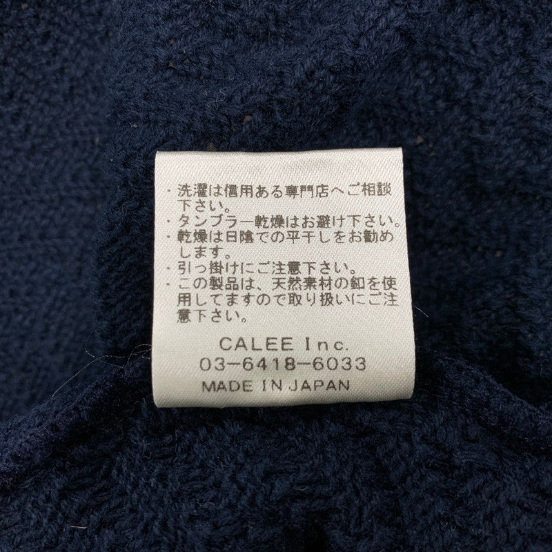 【中古品】【メンズ】 COTTON CARDIGAN コットン カーディガン トップス ニット 142-260323-ya-02-izu サイズ：M カラー：NAVY 万代Net店