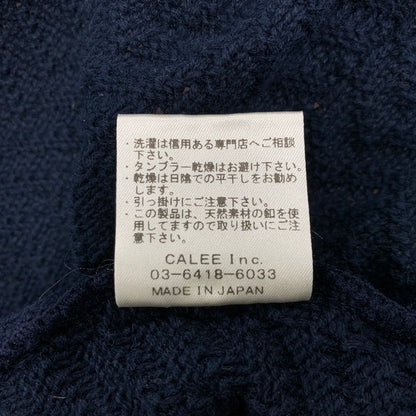 【中古品】【メンズ】 COTTON CARDIGAN コットン カーディガン トップス ニット 142-260323-ya-02-izu サイズ：M カラー：NAVY 万代Net店