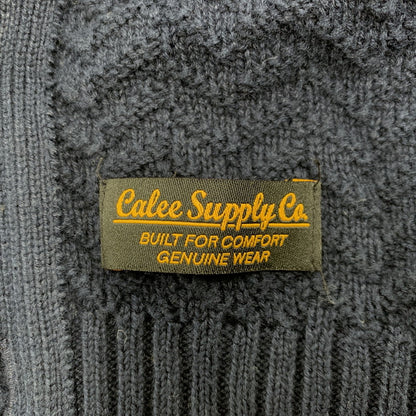 【中古品】【メンズ】 COTTON CARDIGAN コットン カーディガン トップス ニット 142-260323-ya-02-izu サイズ：M カラー：NAVY 万代Net店