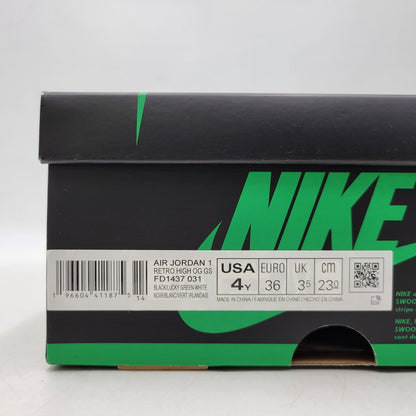 【中古美品】【レディース】 FD1437-031 GS AIR JORDAN 1 RETRO HIGH OG エア ジョーダン 1 レトロ ハイ スニーカー 靴 166-260316-kh-15-izu サイズ：23 カラー：BLACK/LUCKY GREEN-WHITE 万代Net店