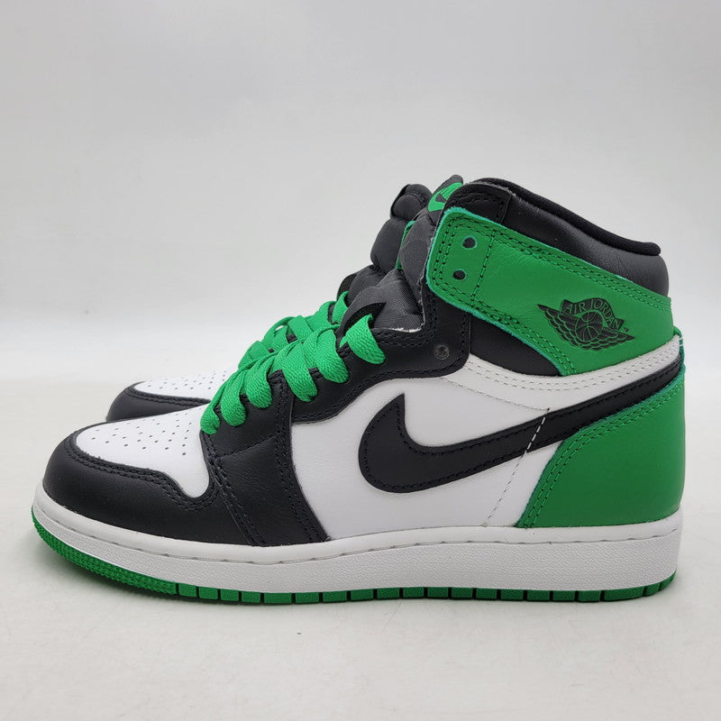 【中古美品】【レディース】 FD1437-031 GS AIR JORDAN 1 RETRO HIGH OG エア ジョーダン 1 レトロ ハイ スニーカー 靴 166-260316-kh-15-izu サイズ：23 カラー：BLACK/LUCKY GREEN-WHITE 万代Net店
