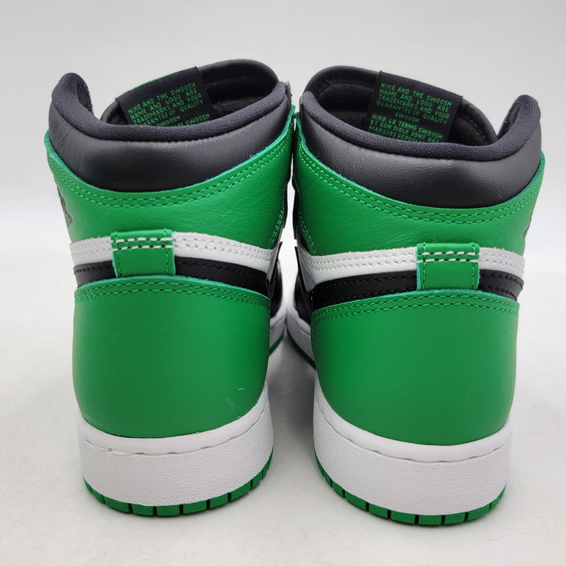 【中古美品】【レディース】 FD1437-031 GS AIR JORDAN 1 RETRO HIGH OG エア ジョーダン 1 レトロ ハイ スニーカー 靴 166-260316-kh-15-izu サイズ：23 カラー：BLACK/LUCKY GREEN-WHITE 万代Net店