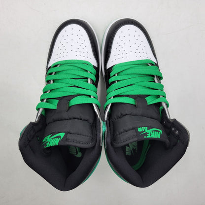 【中古美品】【レディース】 FD1437-031 GS AIR JORDAN 1 RETRO HIGH OG エア ジョーダン 1 レトロ ハイ スニーカー 靴 166-260316-kh-15-izu サイズ：23 カラー：BLACK/LUCKY GREEN-WHITE 万代Net店