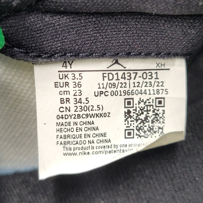 【中古美品】【レディース】 FD1437-031 GS AIR JORDAN 1 RETRO HIGH OG エア ジョーダン 1 レトロ ハイ スニーカー 靴 166-260316-kh-15-izu サイズ：23 カラー：BLACK/LUCKY GREEN-WHITE 万代Net店