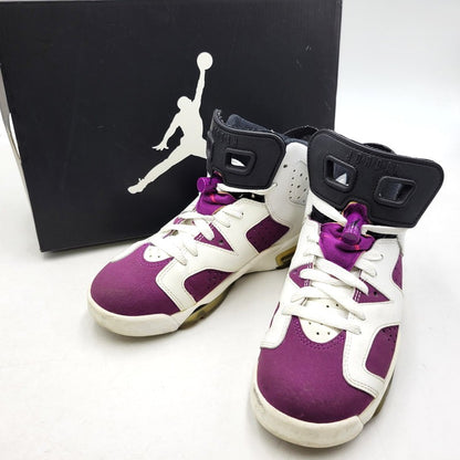 【中古品】【レディース】 543390-127 GS AIR JORDAN 6 RETRO エア ジョーダン 6 レトロ スニーカー 靴 166-260319-kh-16-izu サイズ：23 カラー：WHITE/VIVID PINK-GRAPE 万代Net店